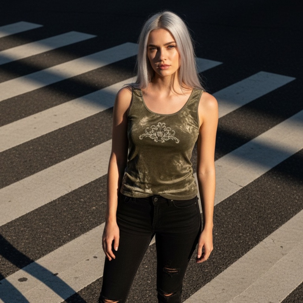 Athleta tie-dyed tank top